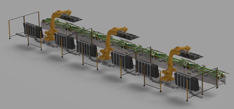 Automation-Small Slab Robot Sorting System