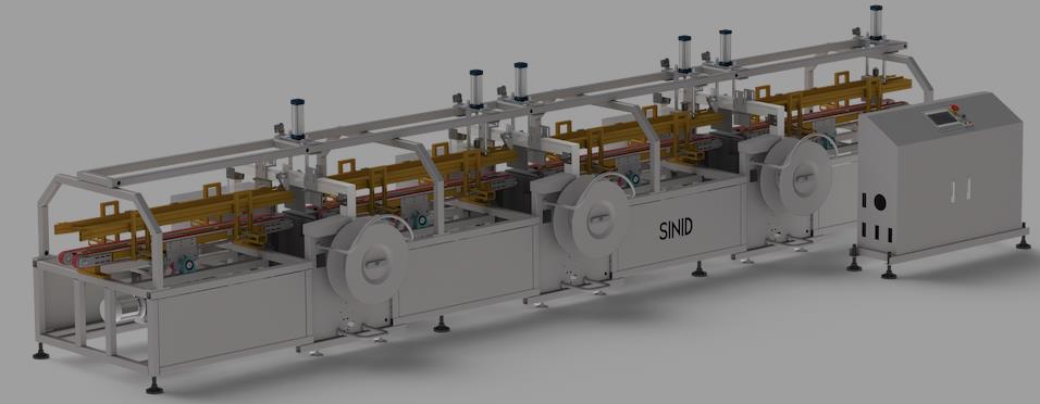 Automation-3 Stations Strapping Line (For Wood Finish Tile)