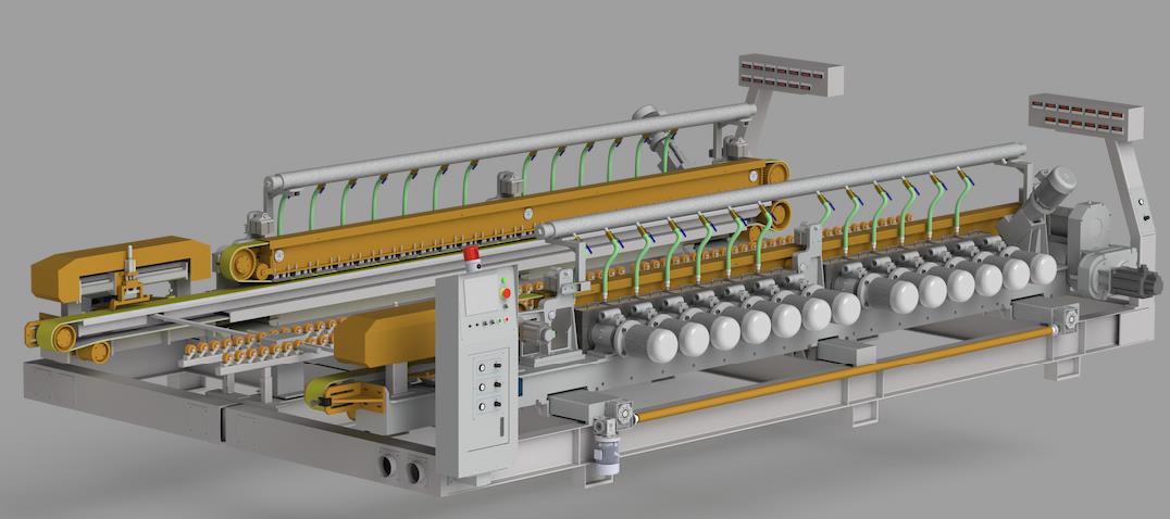 Further Processing-CNC Slab Wet Squaring Machine